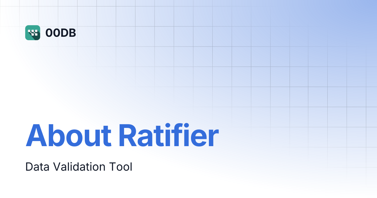 About Ratifier | 00DB